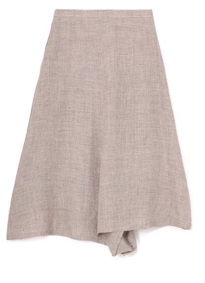 LINEN TWEED PANTS SKIRT