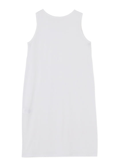 SOFT COTTON JERSEY SLEEVELESS T-SHIRT