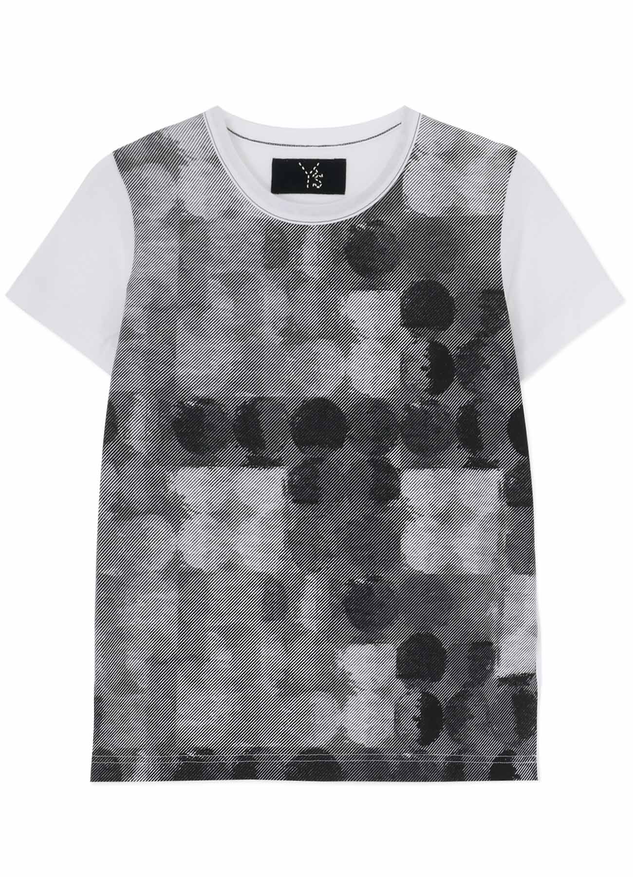 POLKA DOT PIGMENT PRINT T