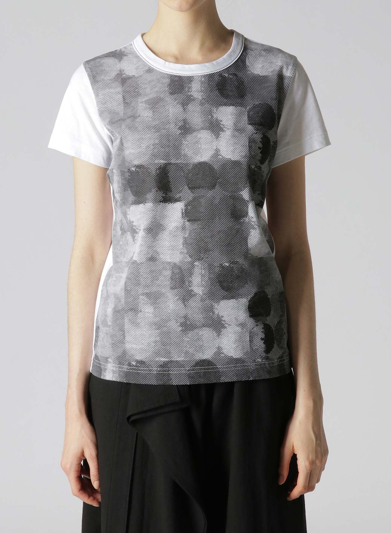 POLKA DOT PIGMENT PRINT T