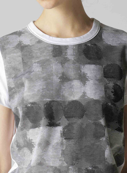 POLKA DOT PIGMENT PRINT T