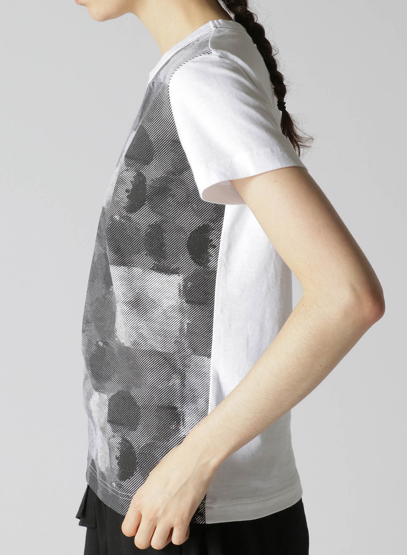 POLKA DOT PIGMENT PRINT T