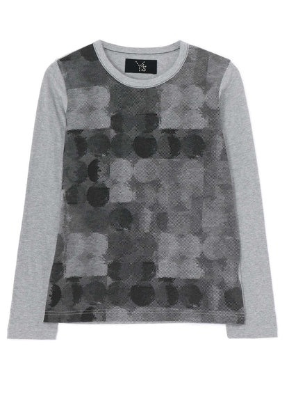 POLKA DOT PIGMENT PRINT LONG T