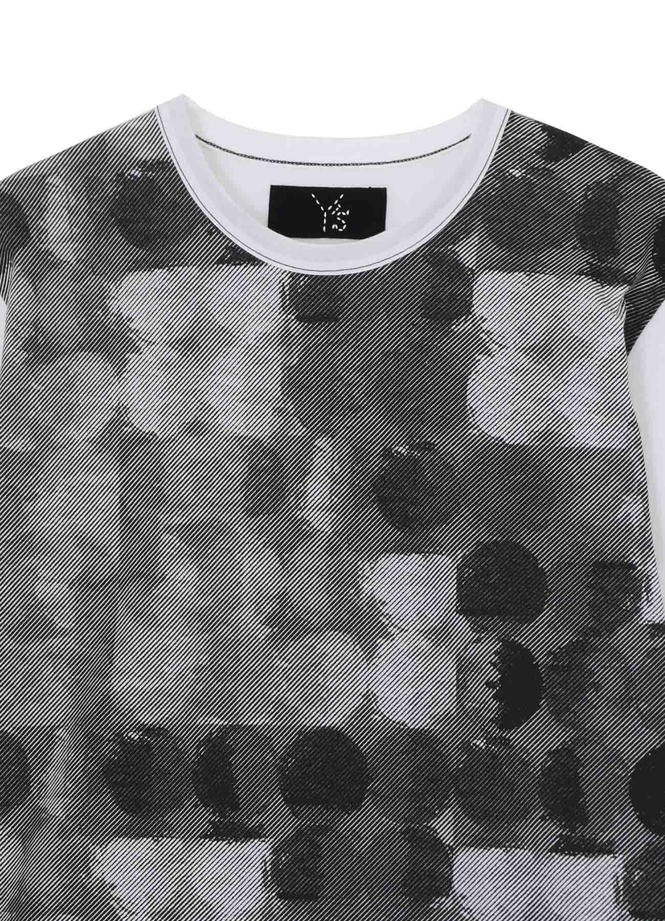 POLKA DOT PIGMENT PRINT T