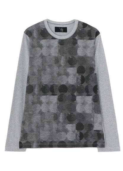 POLKA DOT PIGMENT PRINT LONG T