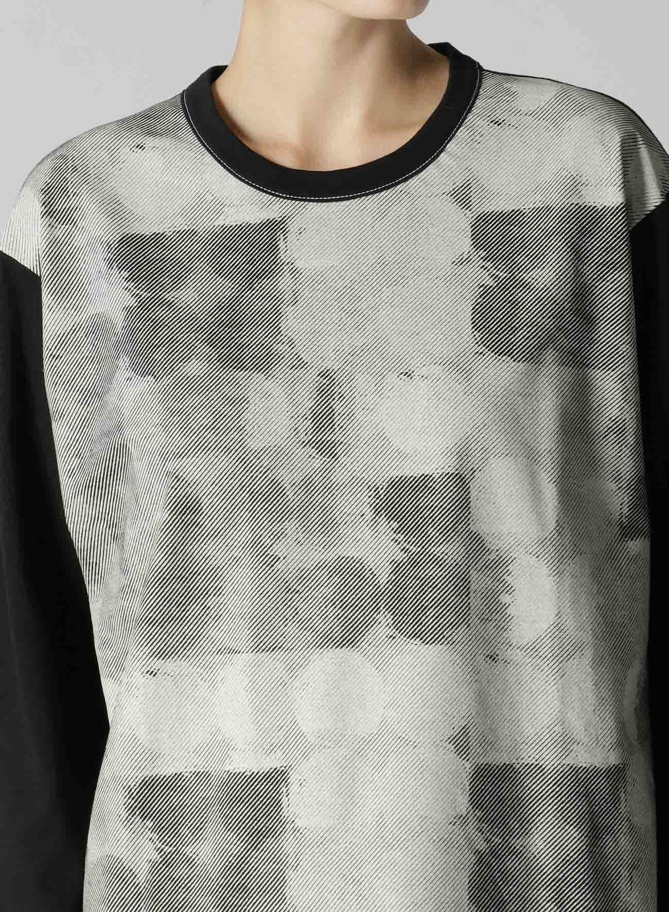 POLKA DOT PIGMENT PRINT LONG T