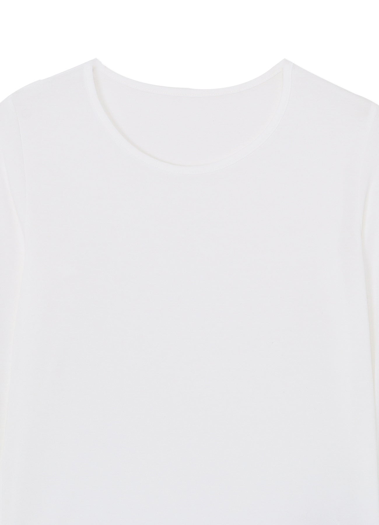 RAYON JERSEY ROUND NECK LONG SLEEVE T
