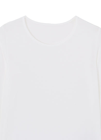 RAYON JERSEY ROUND NECK LONG SLEEVE T