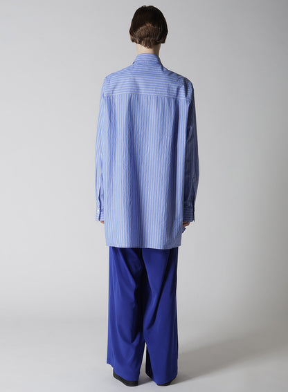 【12/13 12:00(JST) Release】STRIPE COTTON CLOTH PLACKET BLOUSE