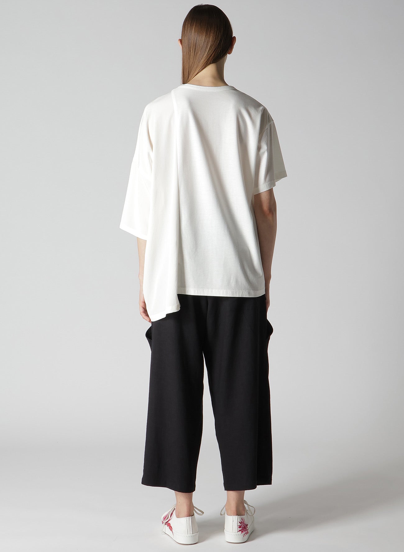 【12/13 12:00(JST) Release】CREPE de CHINE LEFT DROP BLOUSE