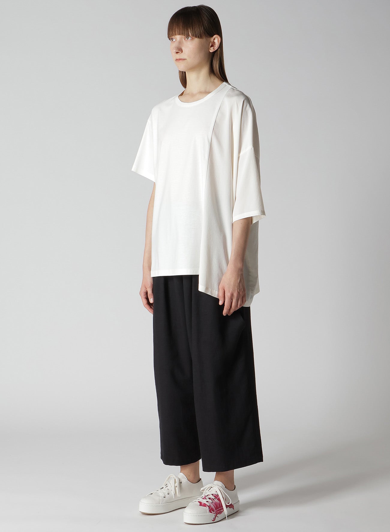 【12/13 12:00(JST) Release】CREPE de CHINE LEFT DROP BLOUSE