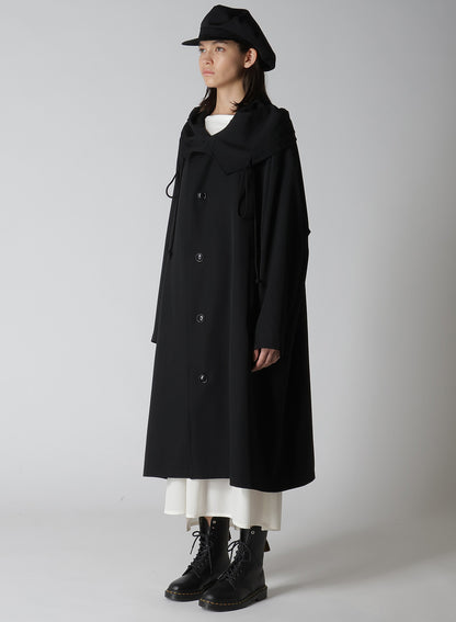 【12/13 12:00(JST) Release】WOOL GABARDINE BIG HOODIE COAT