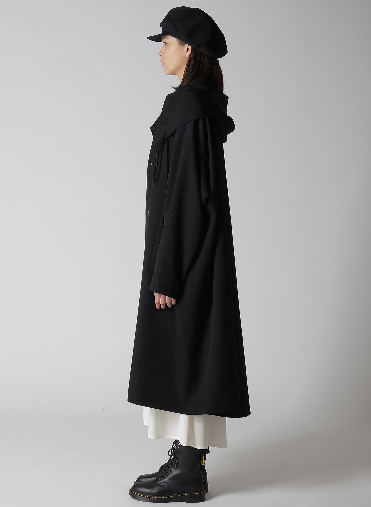 【12/13 12:00(JST) Release】WOOL GABARDINE BIG HOODIE COAT