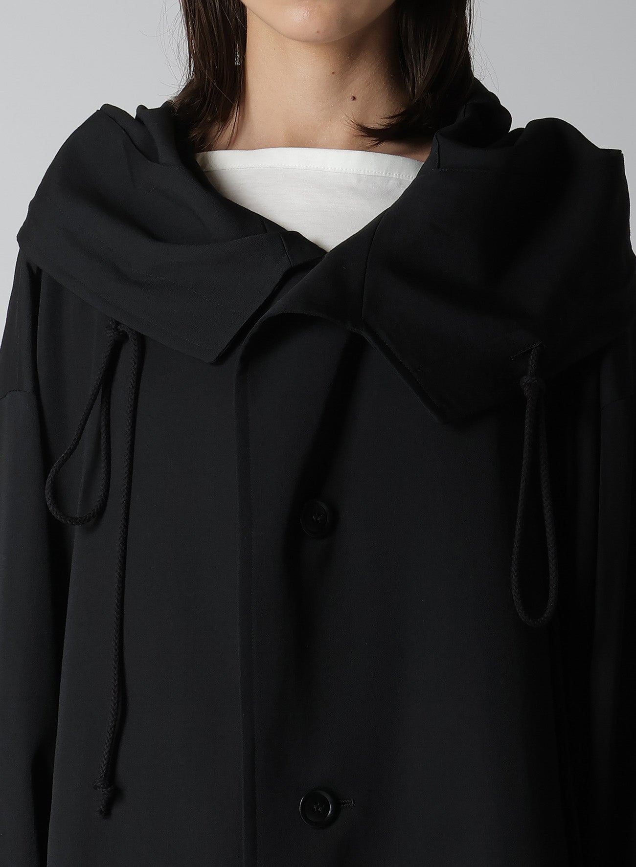 【12/13 12:00(JST) Release】WOOL GABARDINE BIG HOODIE COAT