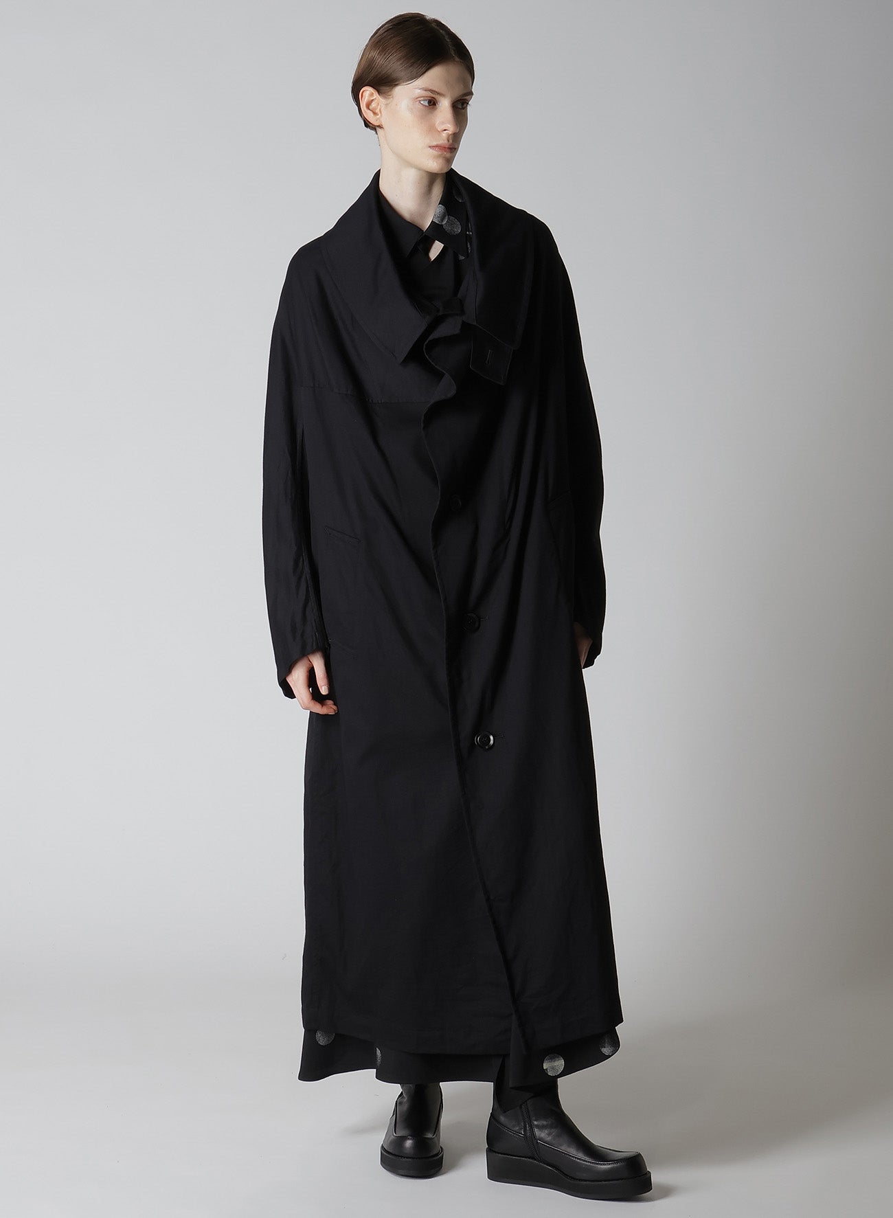 【新品未使用】Y’s COTTON TWILL LONG CAPE COAT Y's BORN PRODUCT] COTTON TWILL LONG CAPE COAT – THE SHOP YOHJI