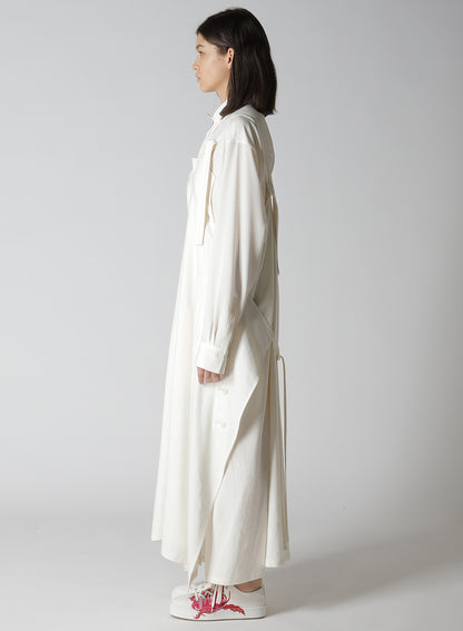 【12/13 12:00(JST) Release】RY/LI CANVAS SIDE BUTTON SHOULDER STRAP DRESS