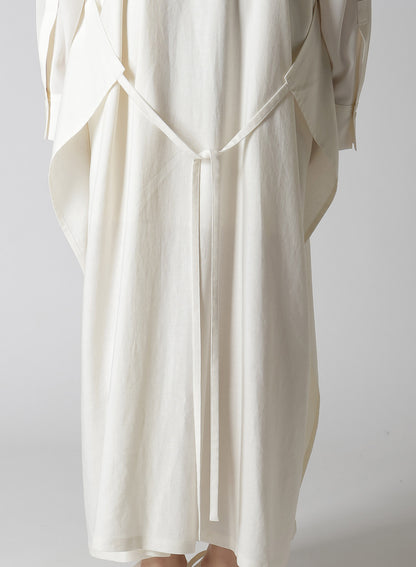 【12/13 12:00(JST) Release】RY/LI CANVAS SIDE BUTTON SHOULDER STRAP DRESS