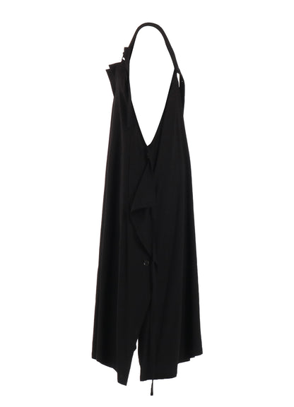 【12/13 12:00(JST) Release】RY/LI CANVAS SIDE BUTTON SHOULDER STRAP DRESS