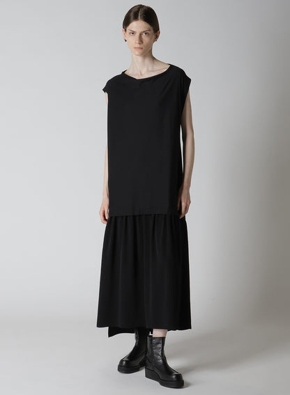 【12/13 12:00(JST) Release】CREPE de CHINE CLOTH FRENCH SLEEVE DRESS