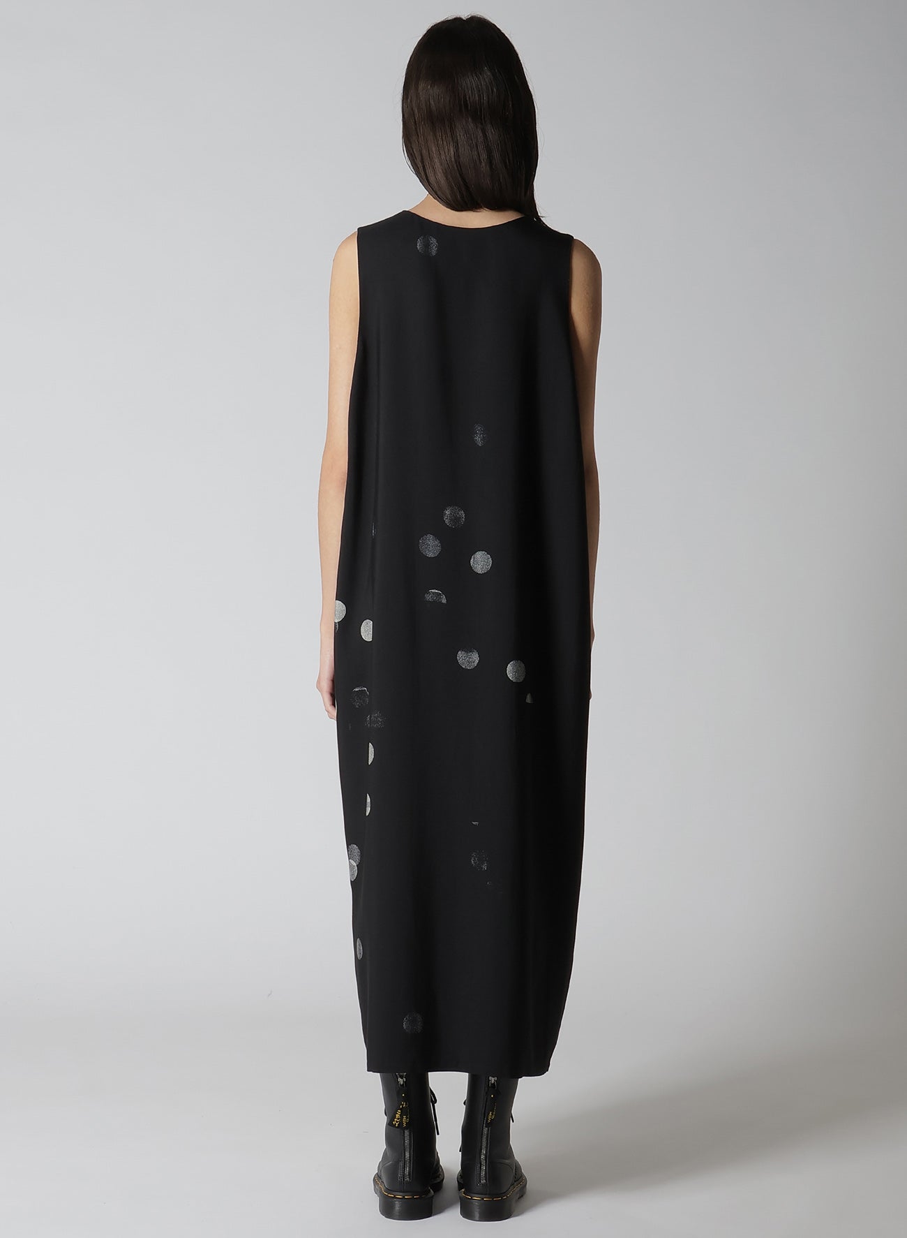 【12/13 12:00(JST) Release】CU/RY GABARDINE DOT SLEEVE LESS DRESS