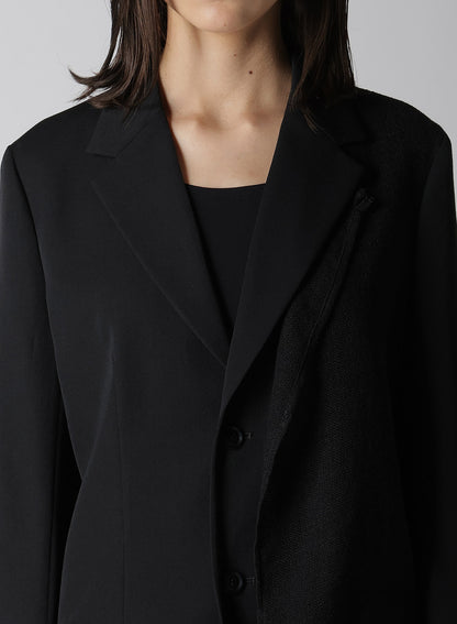 【12/13 12:00(JST) Release】WOOL GABARDINE LEFT DOUBLED JACKET