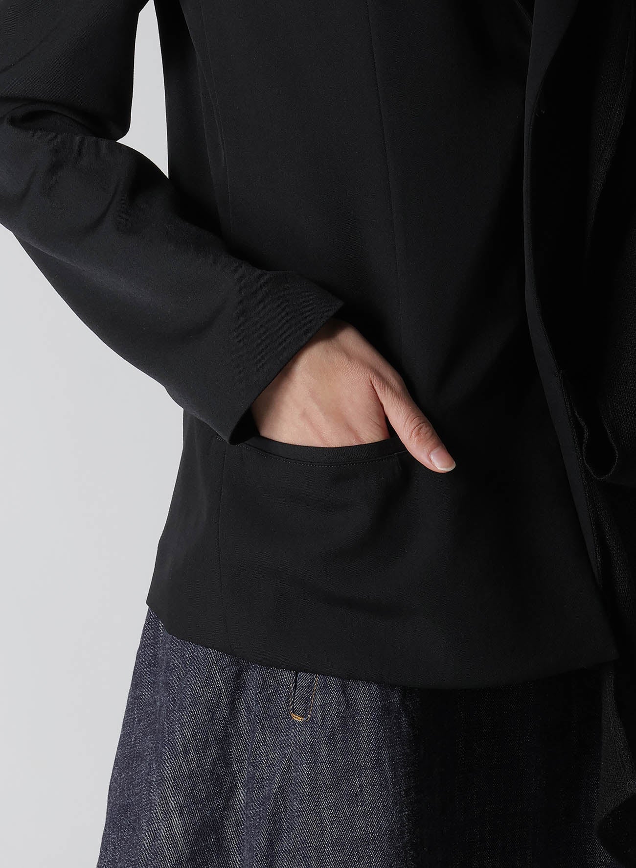 【12/13 12:00(JST) Release】WOOL GABARDINE LEFT DOUBLED JACKET