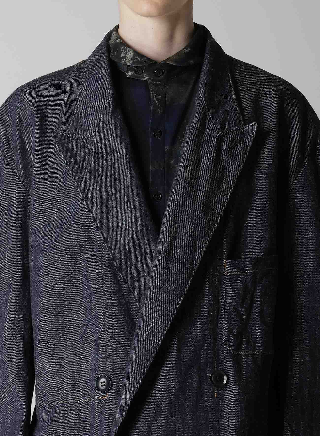 【12/13 12:00(JST) Release】8OZ DENIM PEAKED LAPEL JACKET