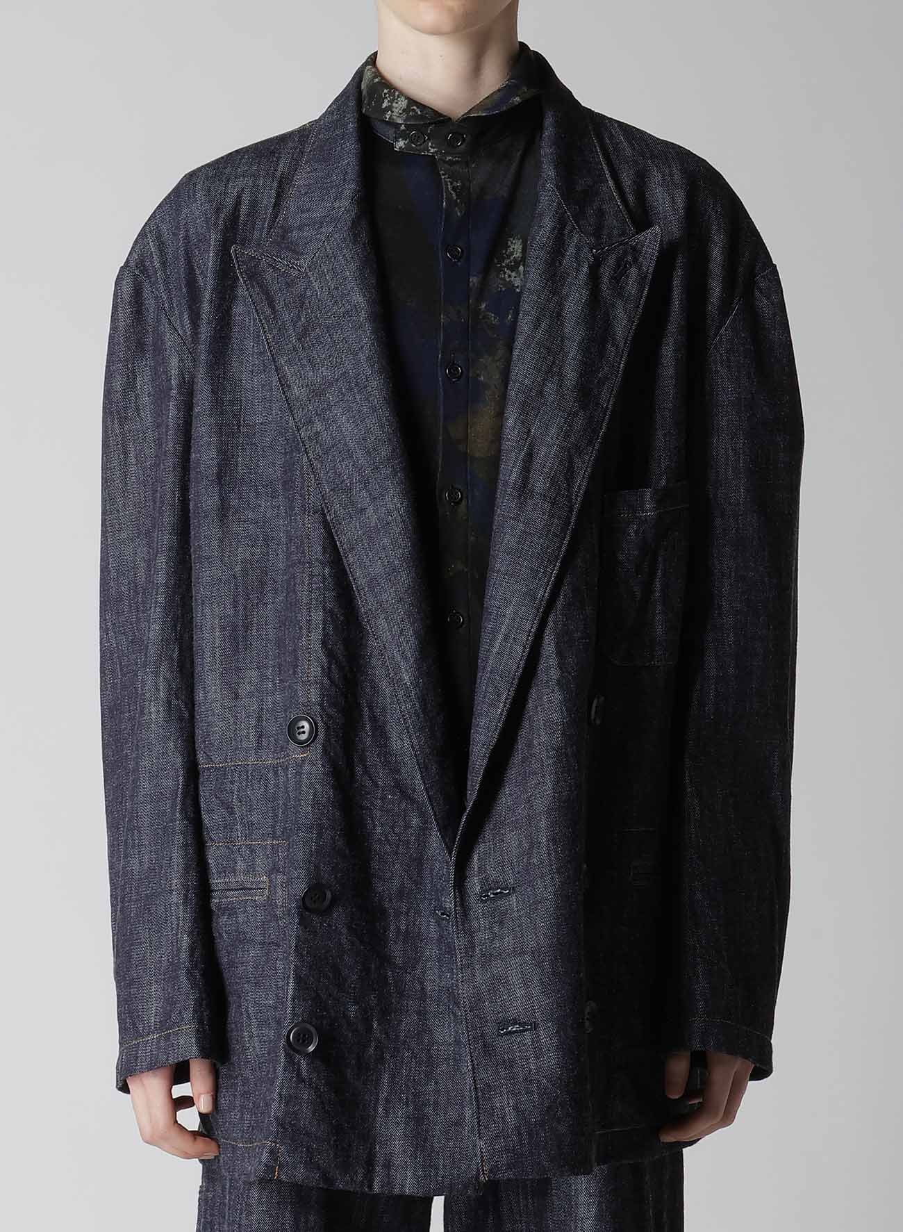 【12/13 12:00(JST) Release】8OZ DENIM PEAKED LAPEL JACKET