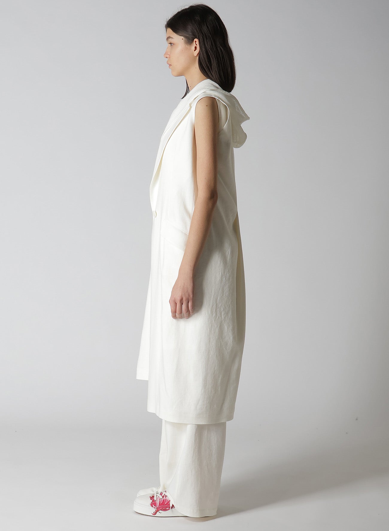 【12/13 12:00(JST) Release】RY/LI CANVAS SLEEVELESS ASYMMETERIC JACKET