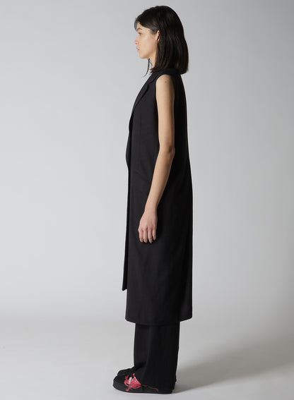 【12/13 12:00(JST) Release】RY/LI CANVAS SLEEVELESS ASYMMETERIC JACKET