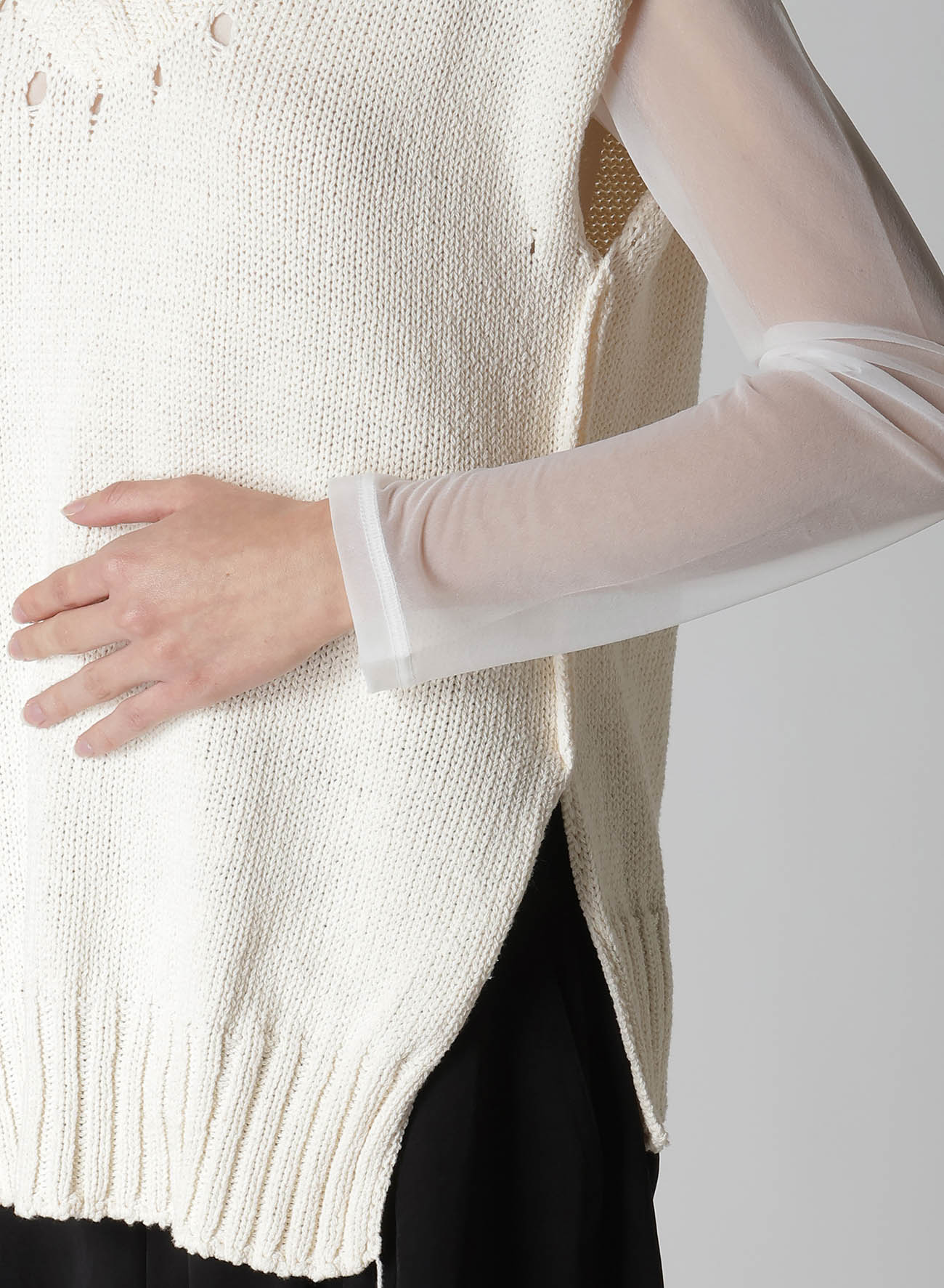 【12/13 12:00(JST) Release】BROAD STITCH JERSEY LINKING VEST