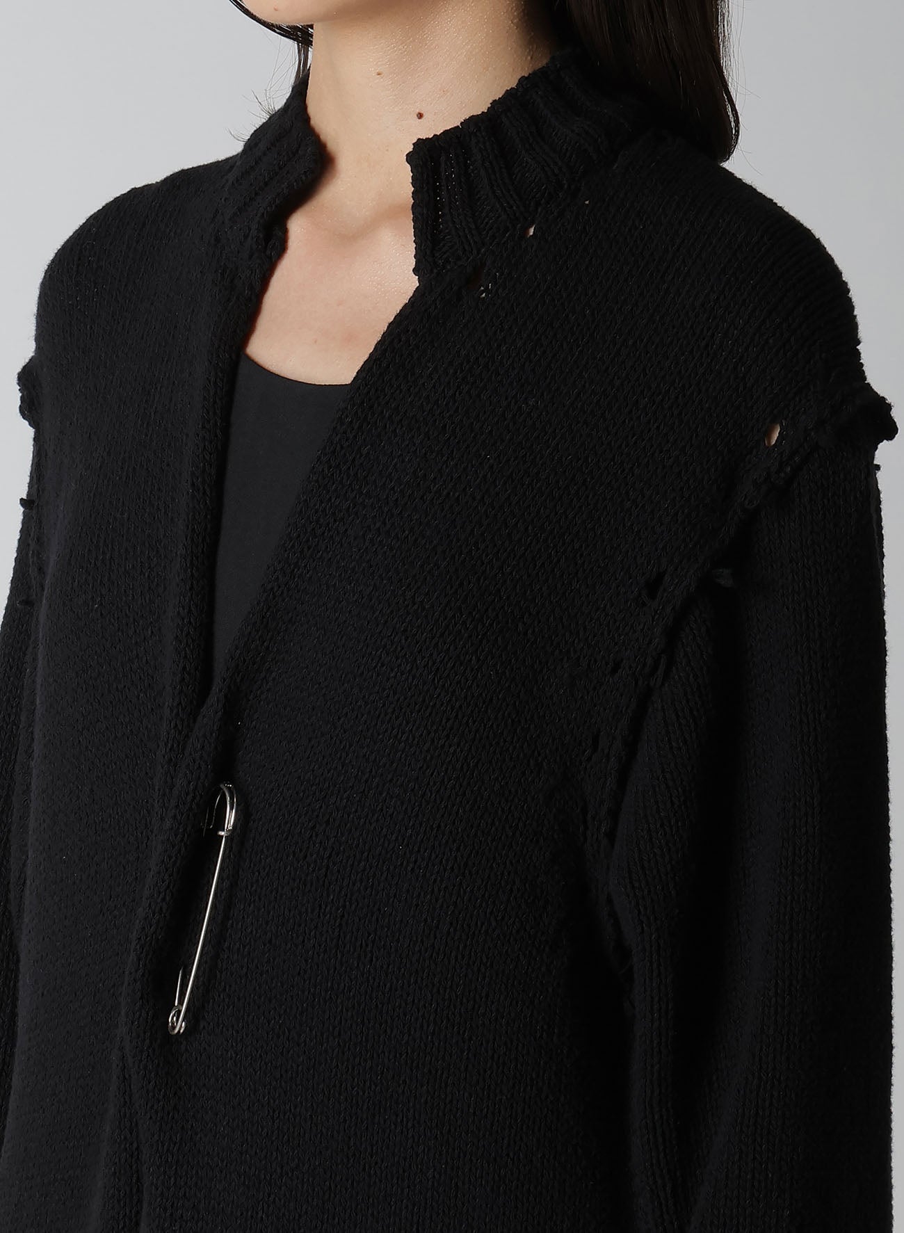 【12/13 12:00(JST) Release】BROAD STITCH JERSEY LINKING CARDIGAN