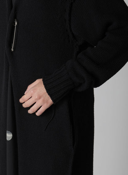 【12/13 12:00(JST) Release】BROAD STITCH JERSEY LINKING CARDIGAN