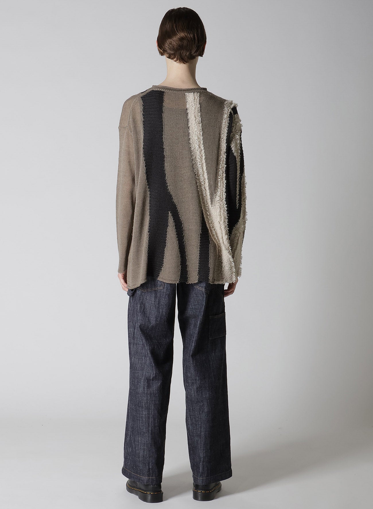 【12/13 12:00(JST) Release】SHEER INTERSIA JACQUARD CREW NECK RELAXED PULLOVER