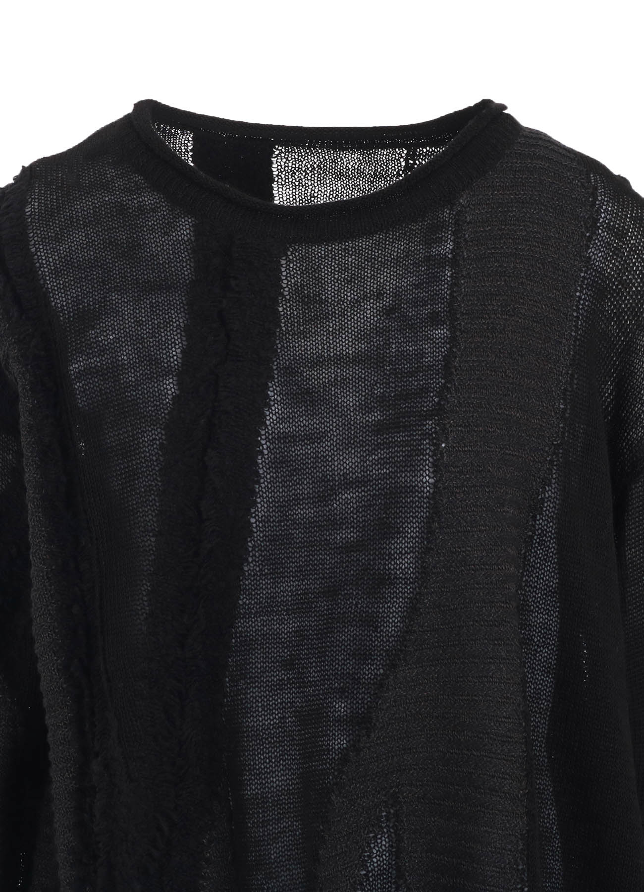 【12/13 12:00(JST) Release】SHEER INTERSIA JACQUARD CREW NECK RELAXED PULLOVER