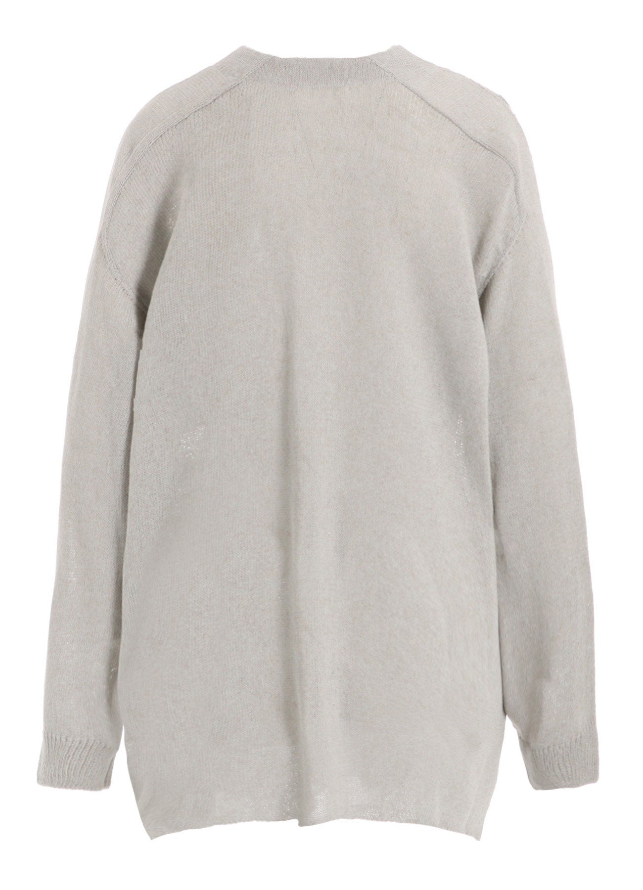 JERSEY BROAD STITCH ASYMMETRIC MIDDLE CARDIGAN