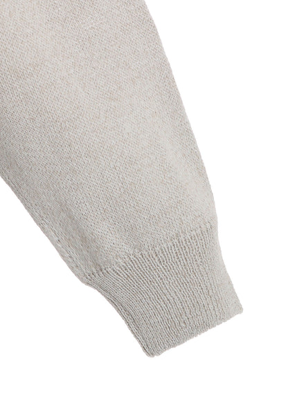 JERSEY BROAD STITCH ASYMMETRIC MIDDLE CARDIGAN