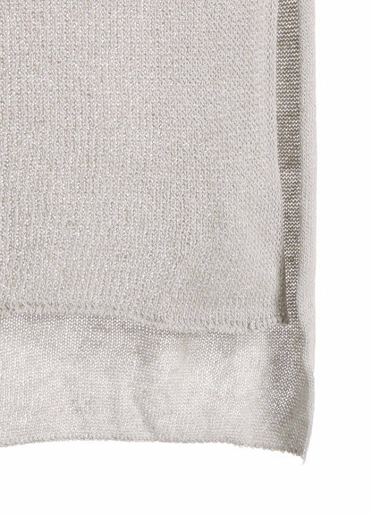 JERSEY BROAD STITCH ASYMMETRIC MIDDLE CARDIGAN