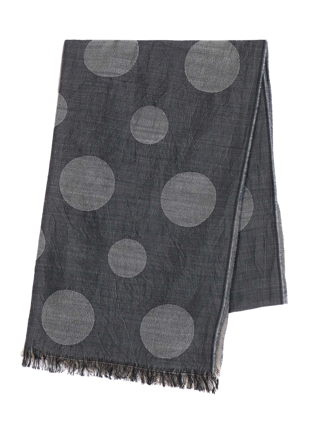 【12/4 12:00(JST) Release】JACQUARD PANEL POLKA DOT SCARF