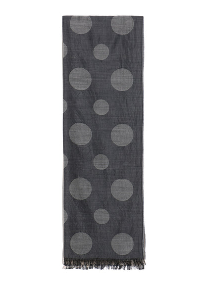 【12/4 12:00(JST) Release】JACQUARD PANEL POLKA DOT SCARF