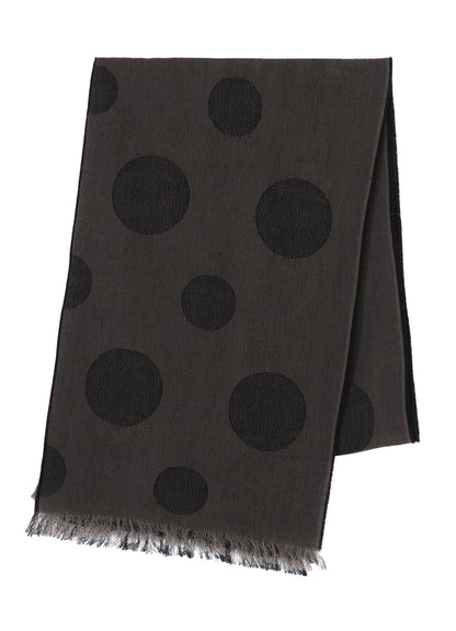 【12/4 12:00(JST) Release】JACQUARD PANEL POLKA DOT SCARF