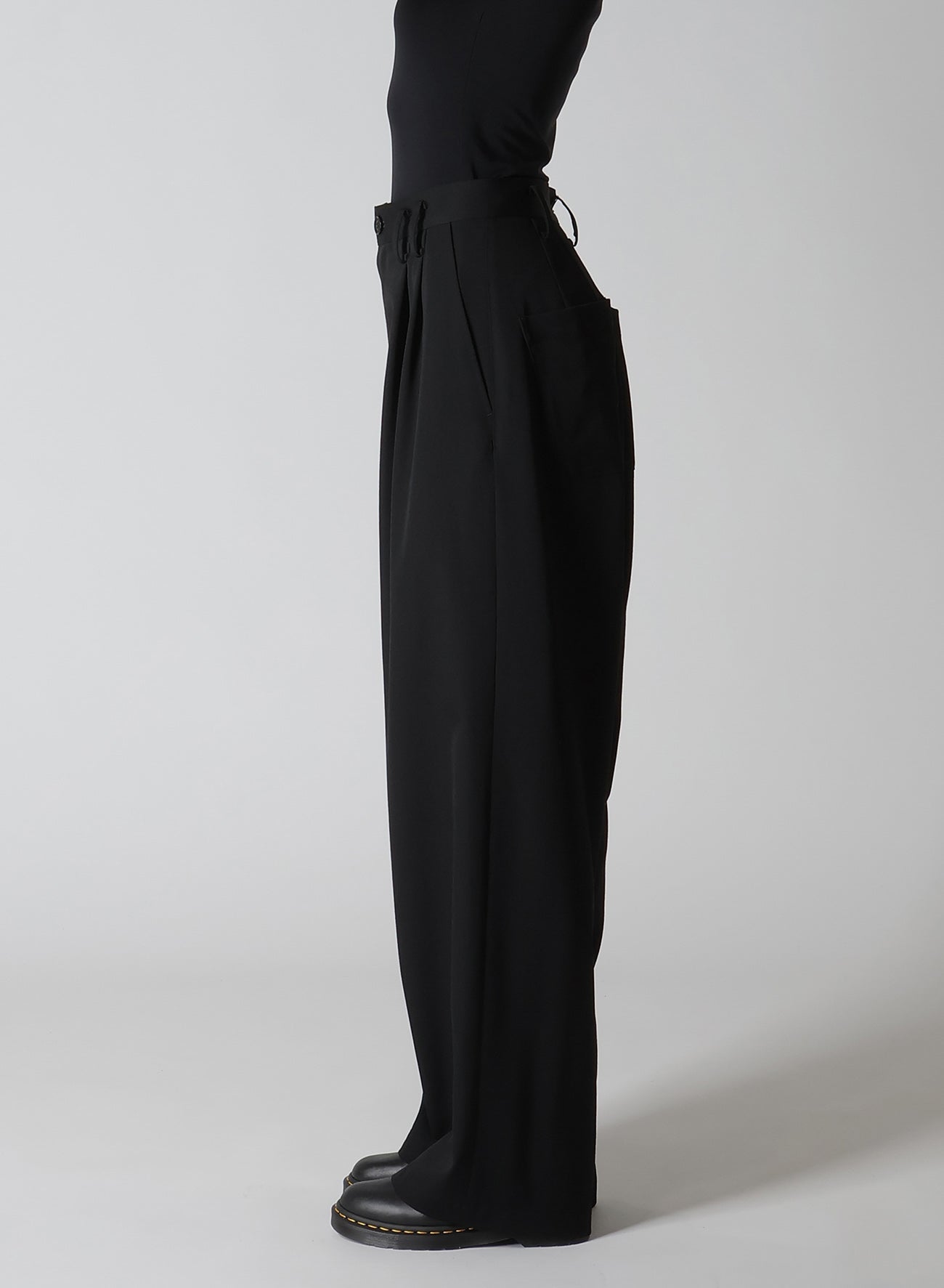 【12/13 12:00(JST) Release】WOOL GABARDINE FRONT DOUBLE TUCKED PANTS