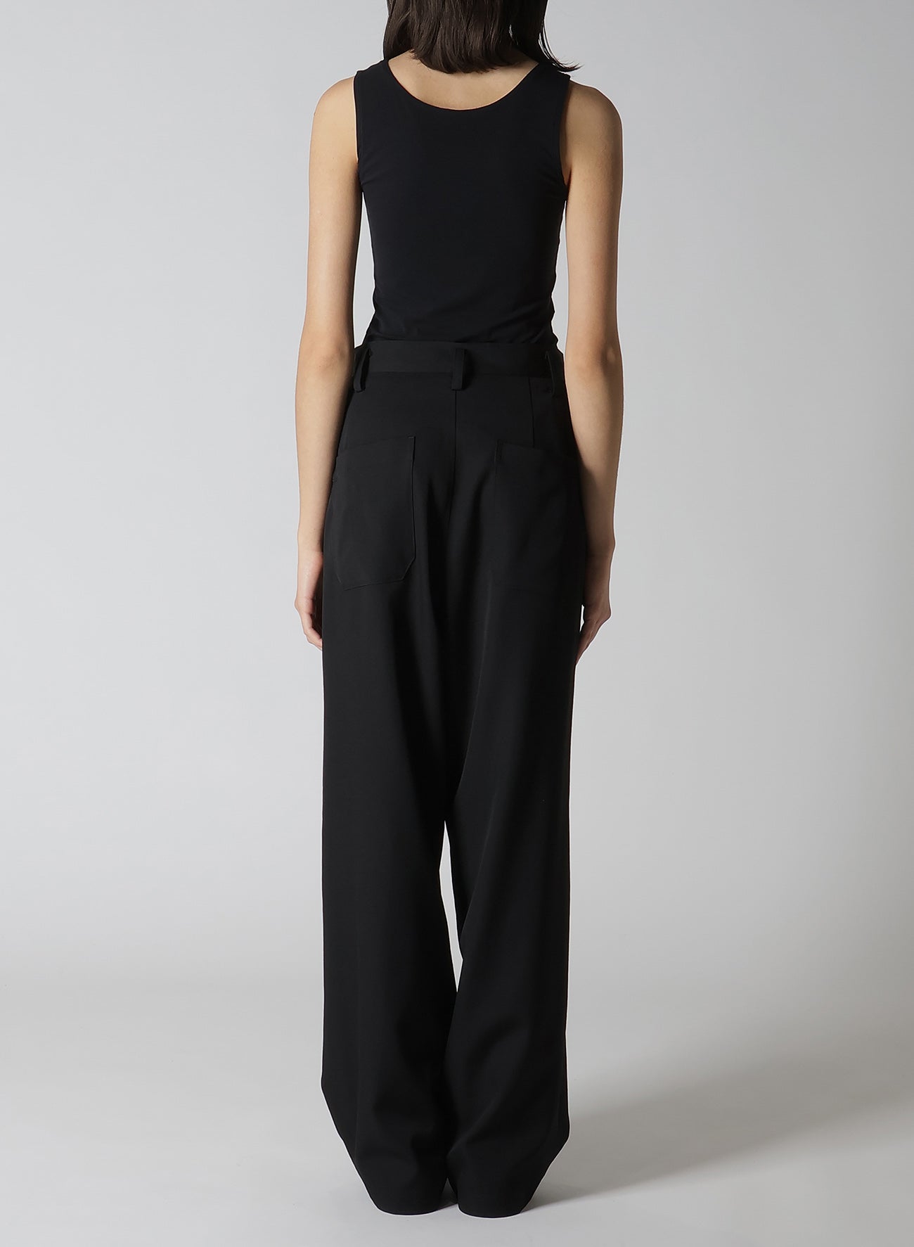 【12/13 12:00(JST) Release】WOOL GABARDINE FRONT DOUBLE TUCKED PANTS