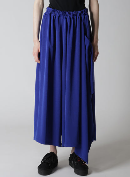 【12/13 12:00(JST) Release】CREPE de CHINE SIDE CLOTH ELASTIC PANTS