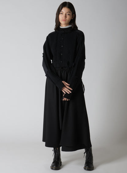 【12/13 12:00(JST) Release】WOOL GABARDINE CLOTH GATHERED PANTS