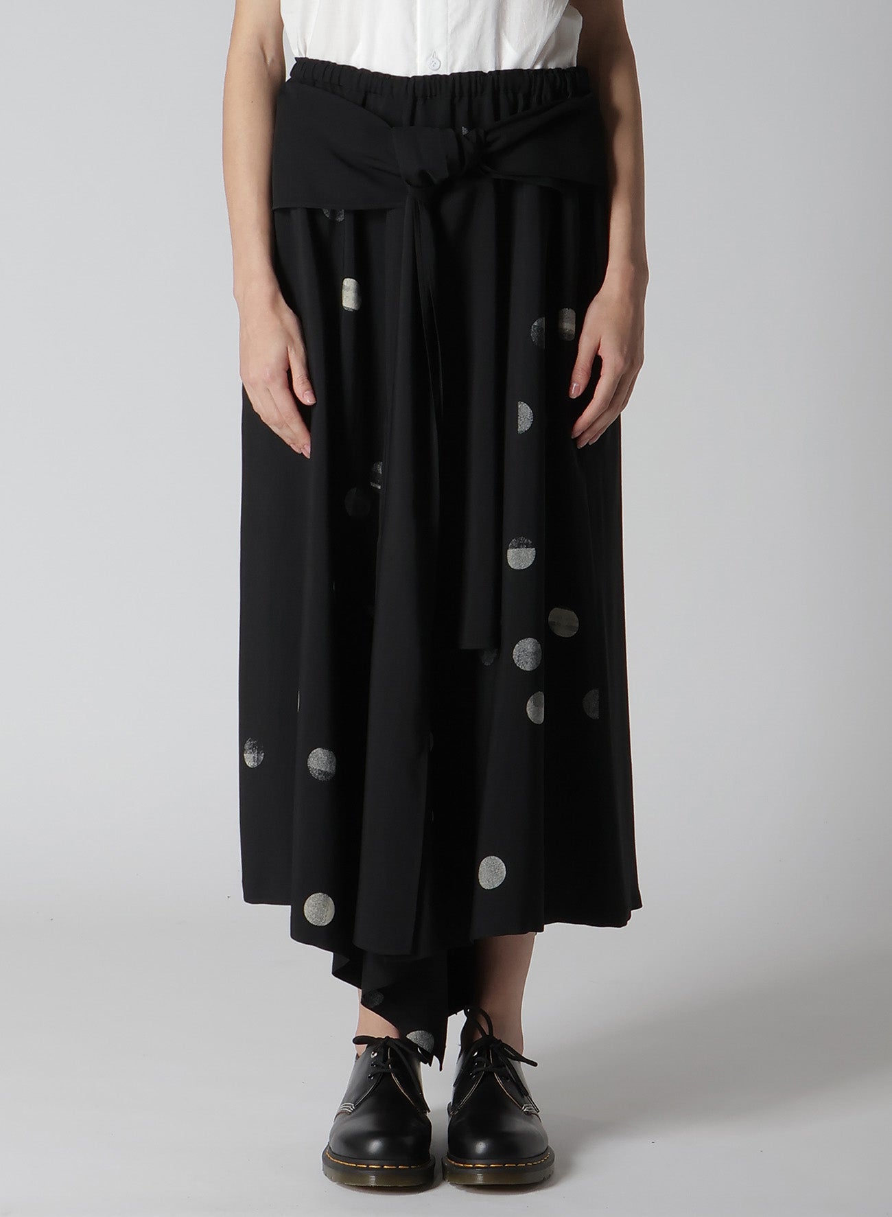 【12/13 12:00(JST) Release】CU/RY GABARDINE DOT FRONT TIED PANTS