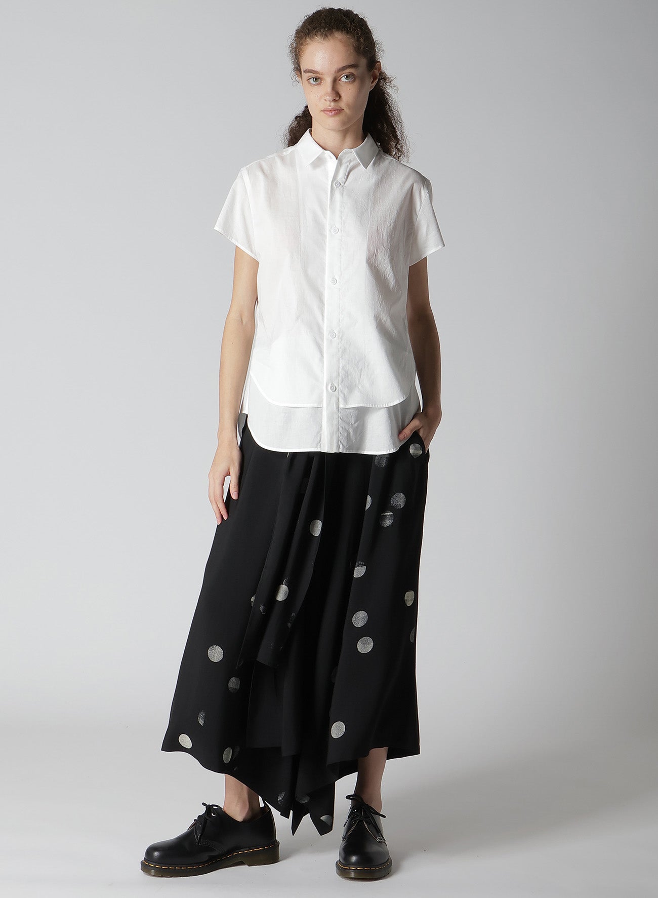 【12/13 12:00(JST) Release】CU/RY GABARDINE DOT FRONT TIED PANTS