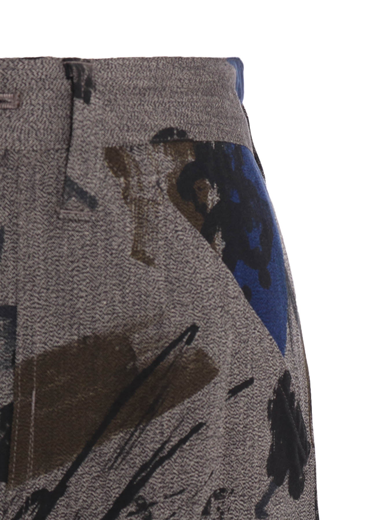 HEATHER POLKA DOT WORK PANTS