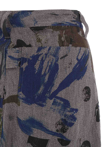 HEATHER POLKA DOT WORK PANTS