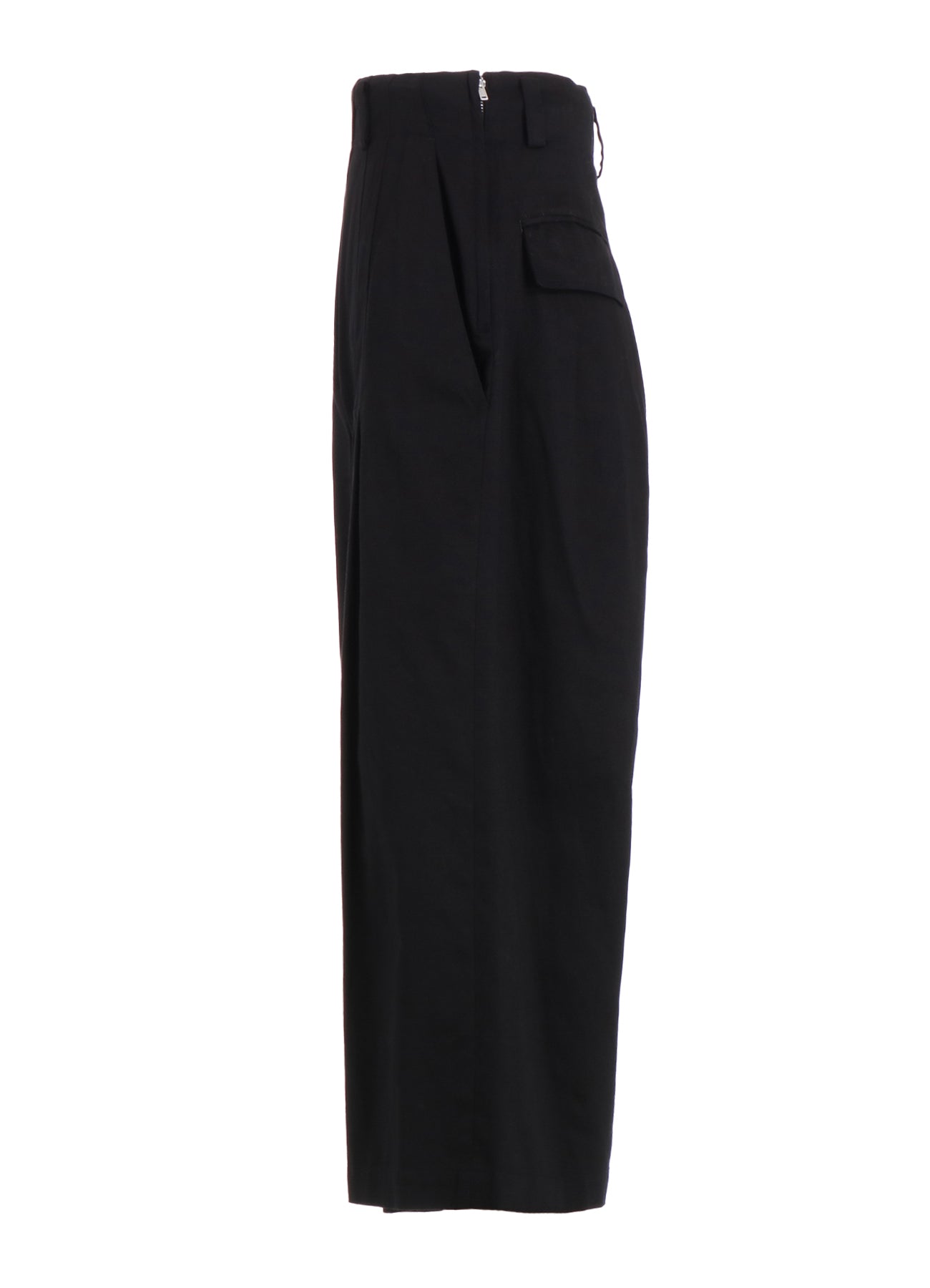 Y's BORN PRODUCT] COTTON TWILL RANDOM TUCK PANTS – THE SHOP